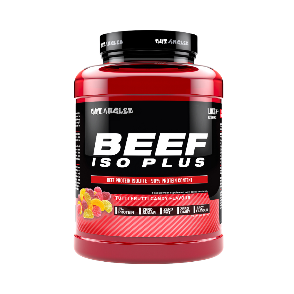 out angled beef protein isolate tutti frutti